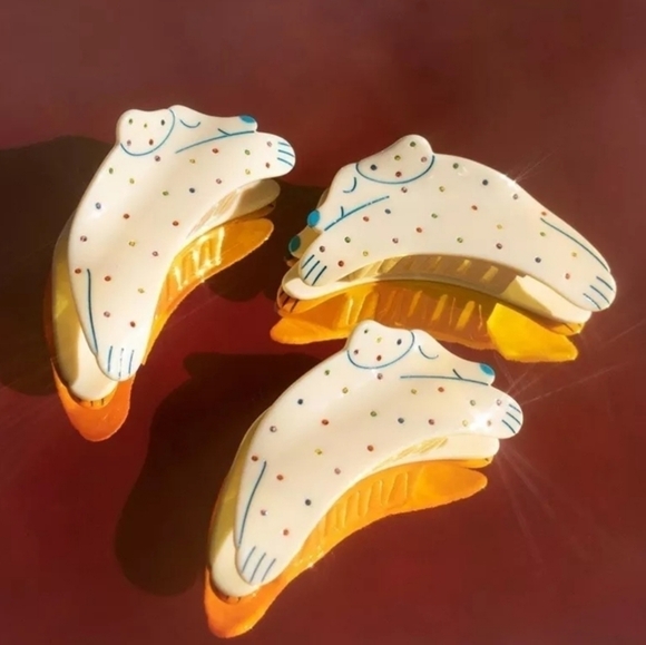 NEW Dog Crystal Hair Clip Claw - Picture 3 of 10